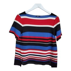 Worth New York Stripped Shortsleeve Shirt Size S